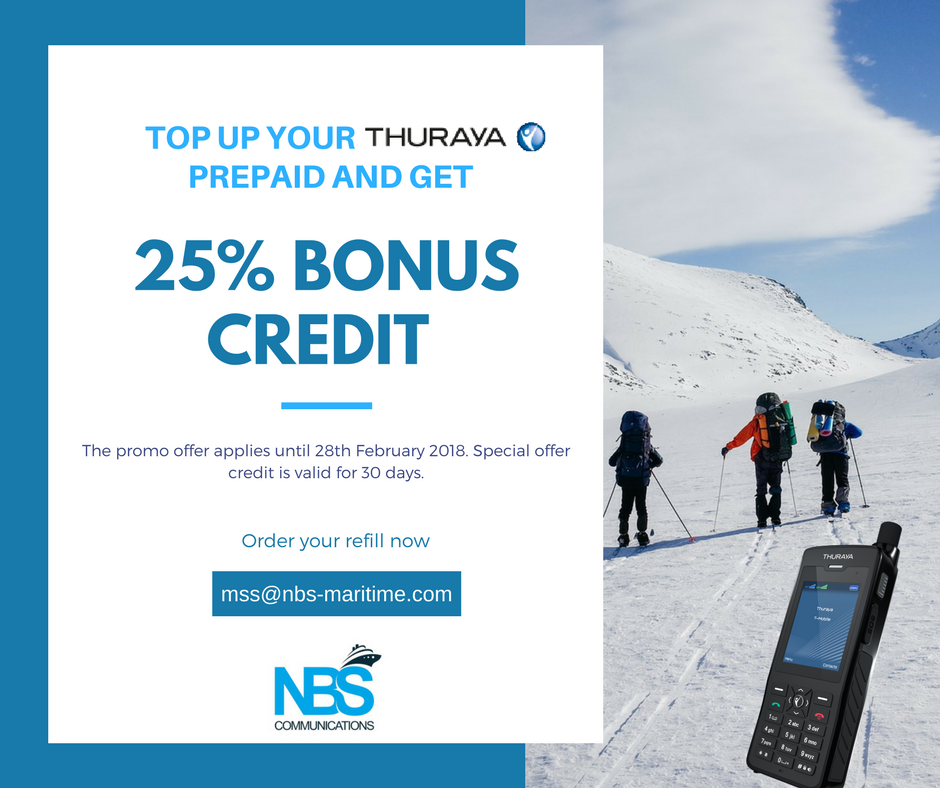 news image - Top up your Thuraya Prepaid SIM and get a bonus